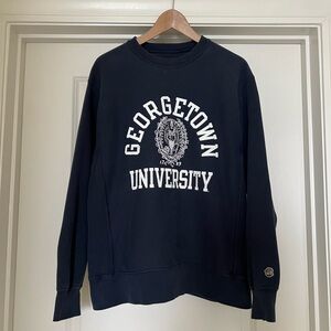 Champion Georgetown University Navy Blue Sweatshirt